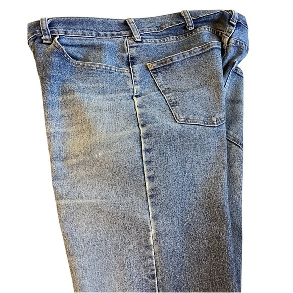 Lee Riders Men’s Regular Fit Jeans Y2K Distressed Fading Size 36x32 Thrashed - Picture 13 of 15